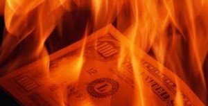 money-burning